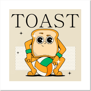 Hand Drawn Toast Fun Posters and Art